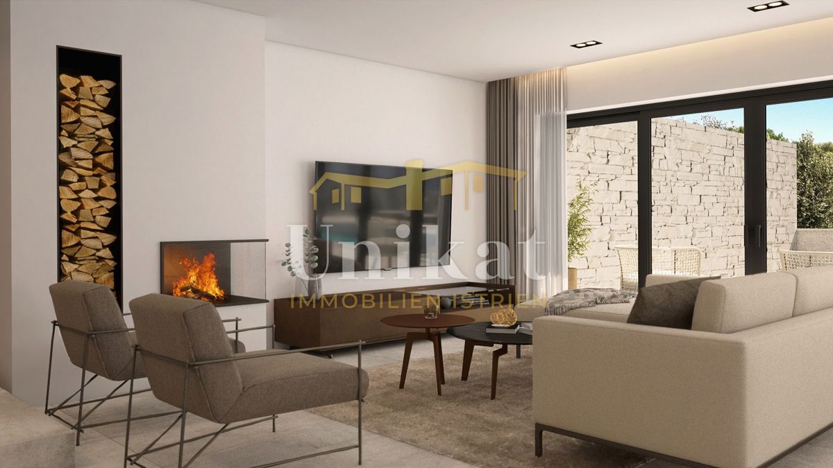 Nuova costruzione - doppia villetta con piscina a 7 km dal mare